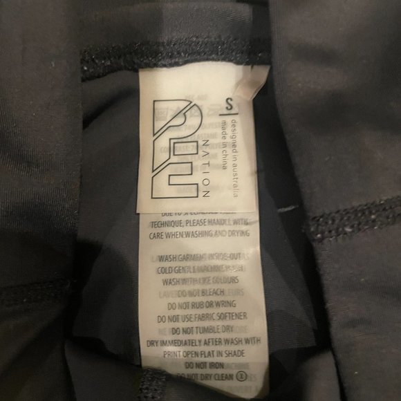 P.E. Nation black leggings with stripe size SMALL - Picture 5 of 5